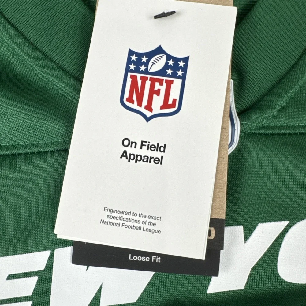 New!  Aaron Rodgers New York Jets Mens Nike On Field Jersey Large Green